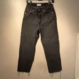 Zara Black Mom Jeans